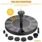 Solar Fountain Pump